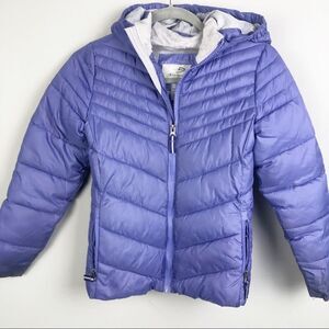 C9 CHAMPION | Purple Puffer Coat Hooded Girls M 7/8